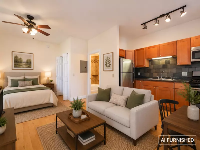 Studio Apartment for Rent in Burlington, VT | 137 Park Street #2 | In-Unit Washer/Dryer, Pet Friendly