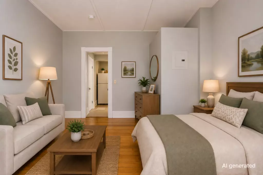 Studio Available – Burlington VT Close to UVM Campus